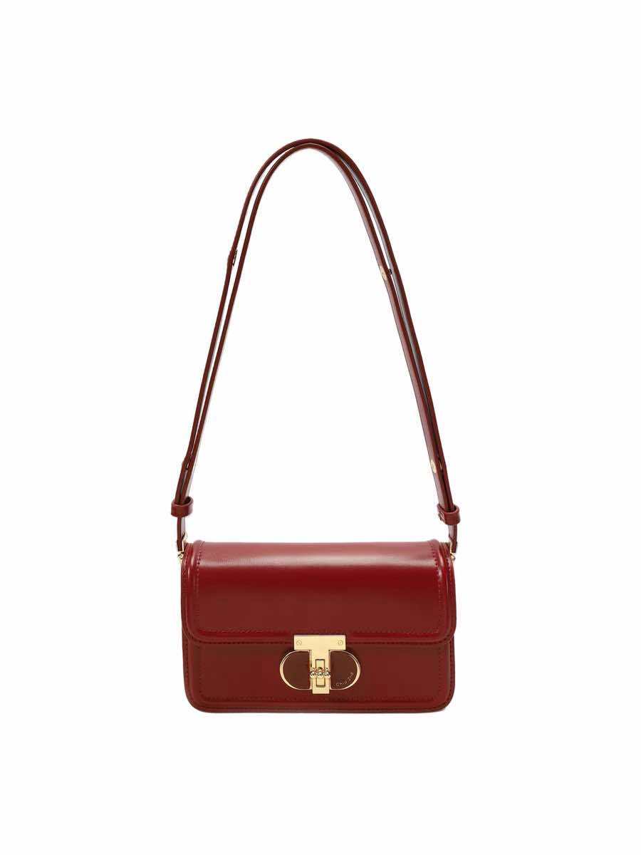 Sable Tone Red Crossbody Bag