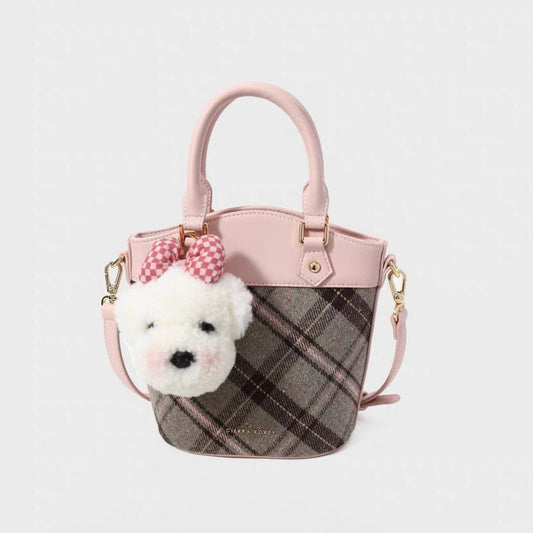 Cutie Bear Pink Handle Bag