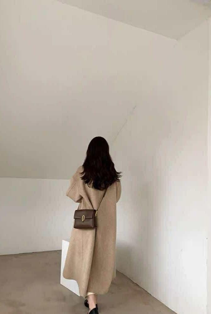 Ashen Luxe Crossbody Bag