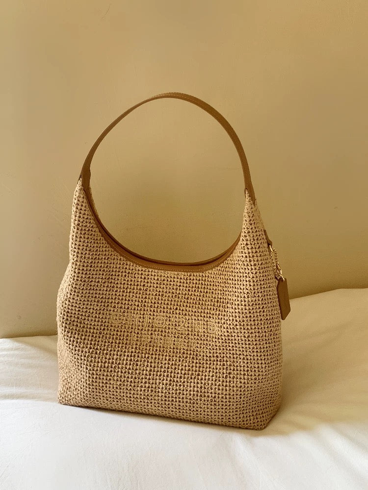 Artisan Woven Shoulder Bag