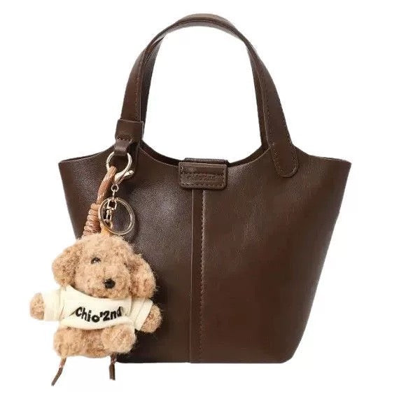 Choco Dark Brown Mini Tote Bag