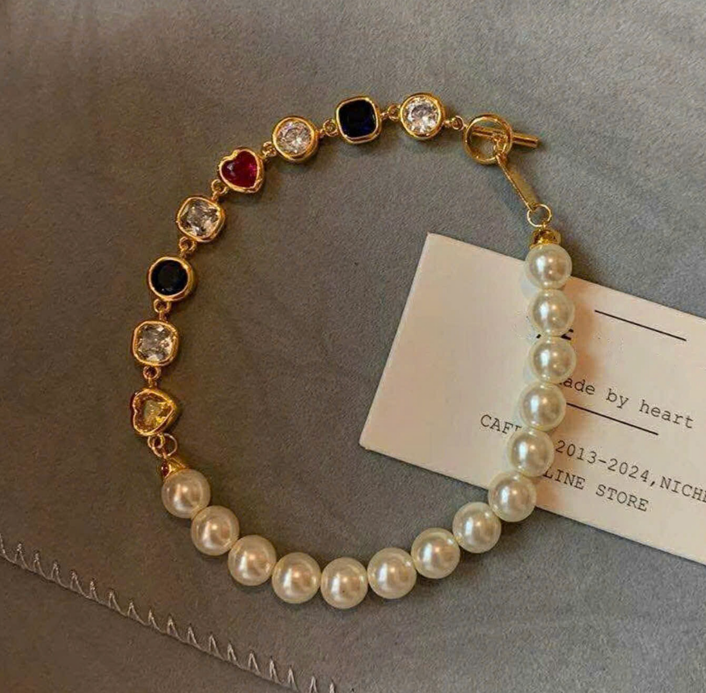 Moon Pearl Bracelet