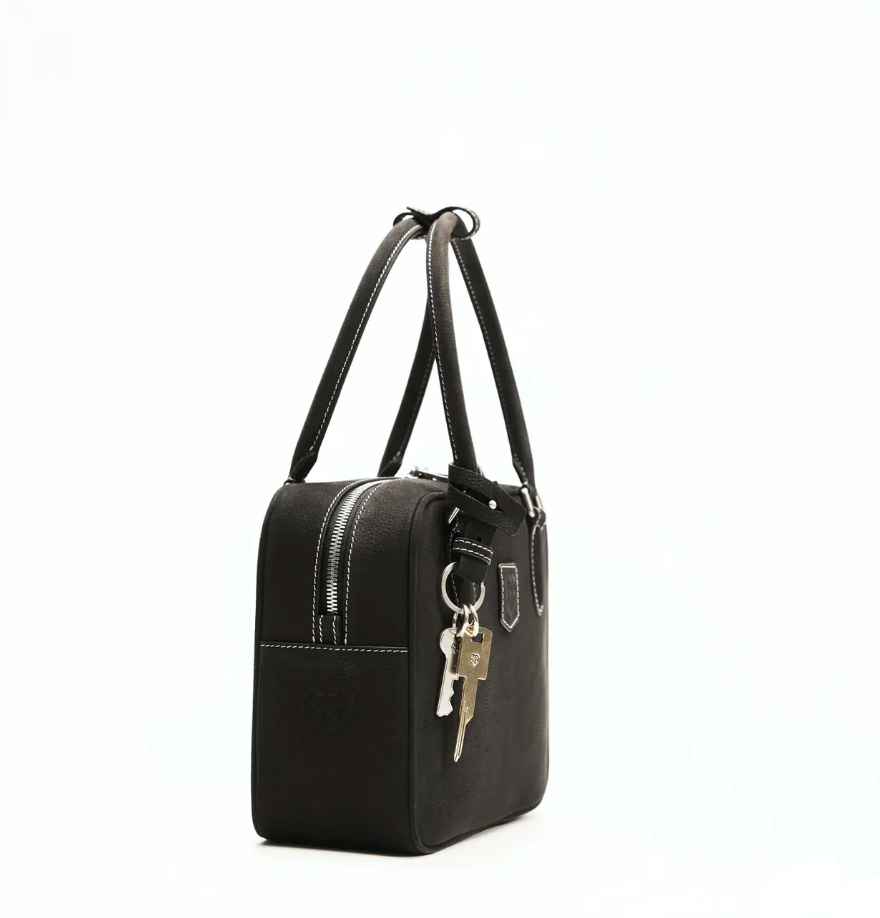 Beersister Tofu Suede Bag in Black