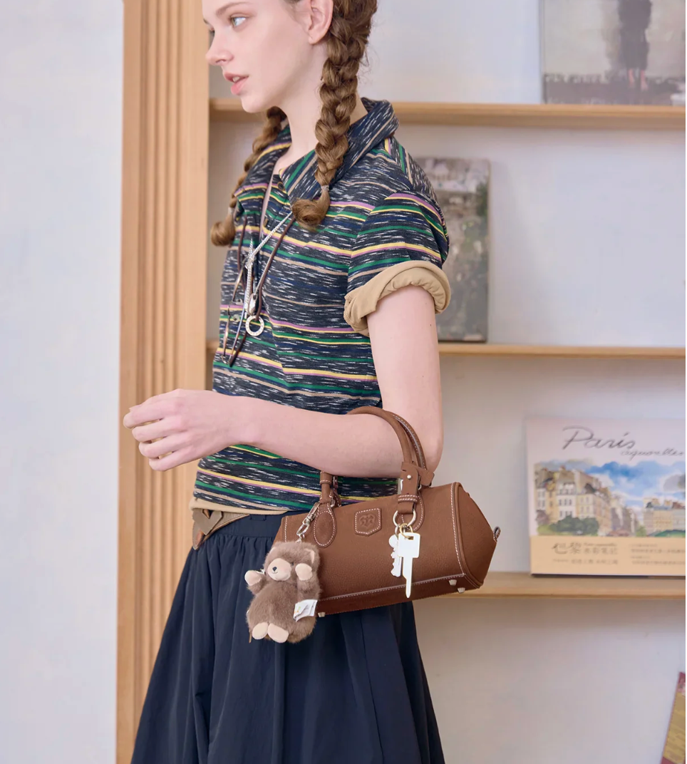 Beersister Suede Leather Pillow Bag