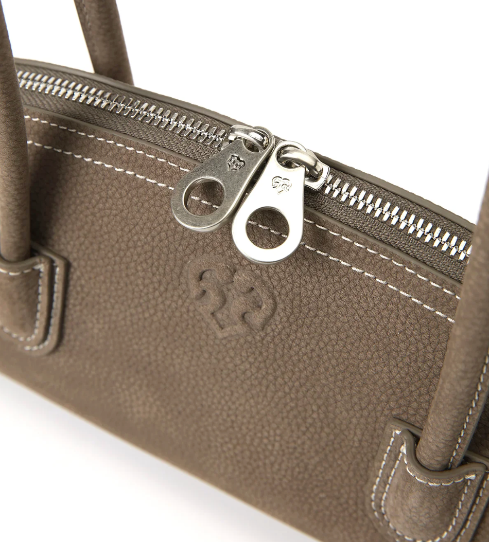 Beersister Suede Leather Mini Shell Bag