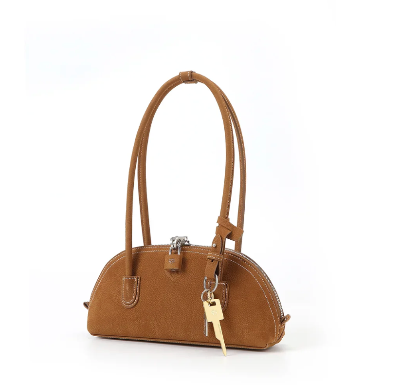 Beersister Suede Leather Mini Shell Bag