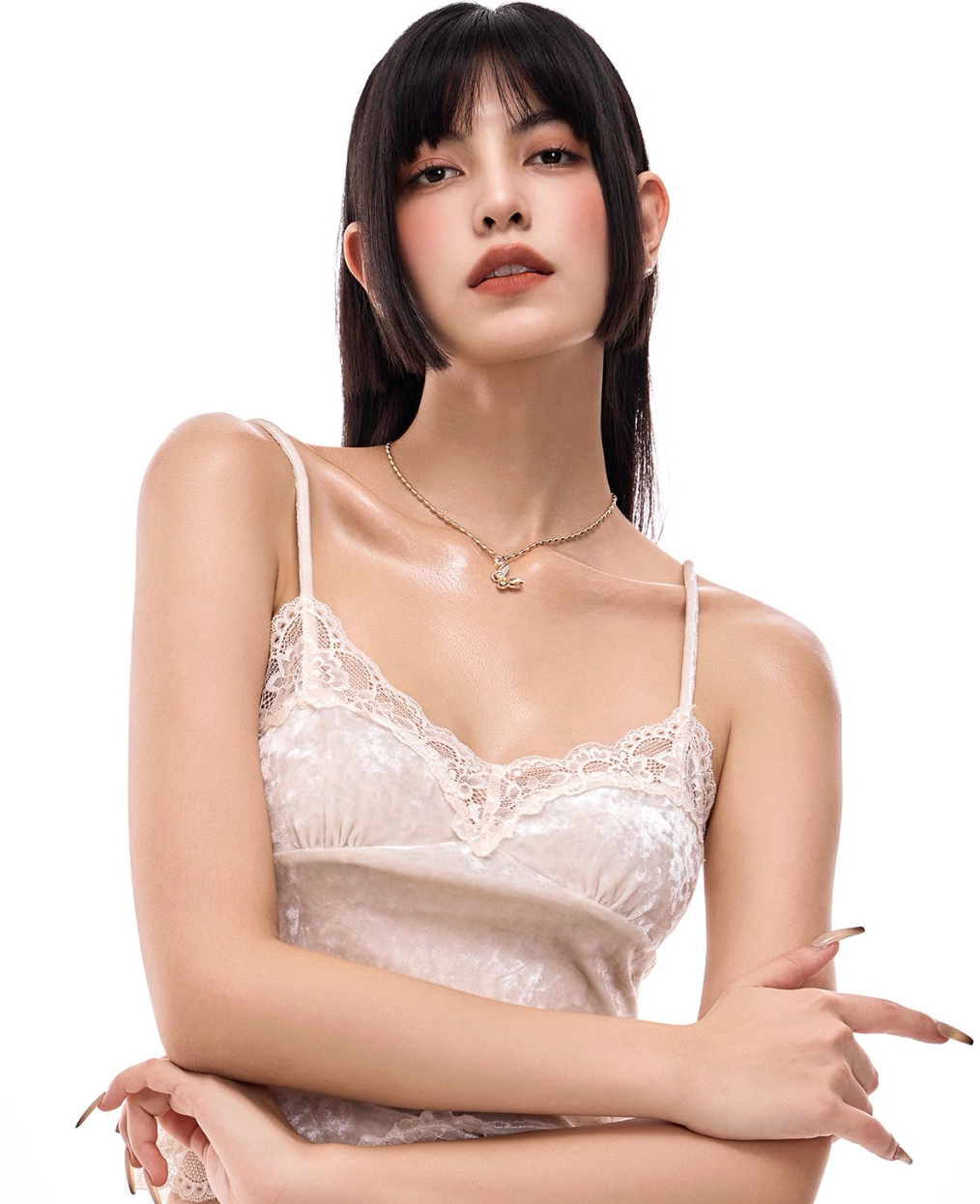 Aurora Butterfly Pearl Necklace