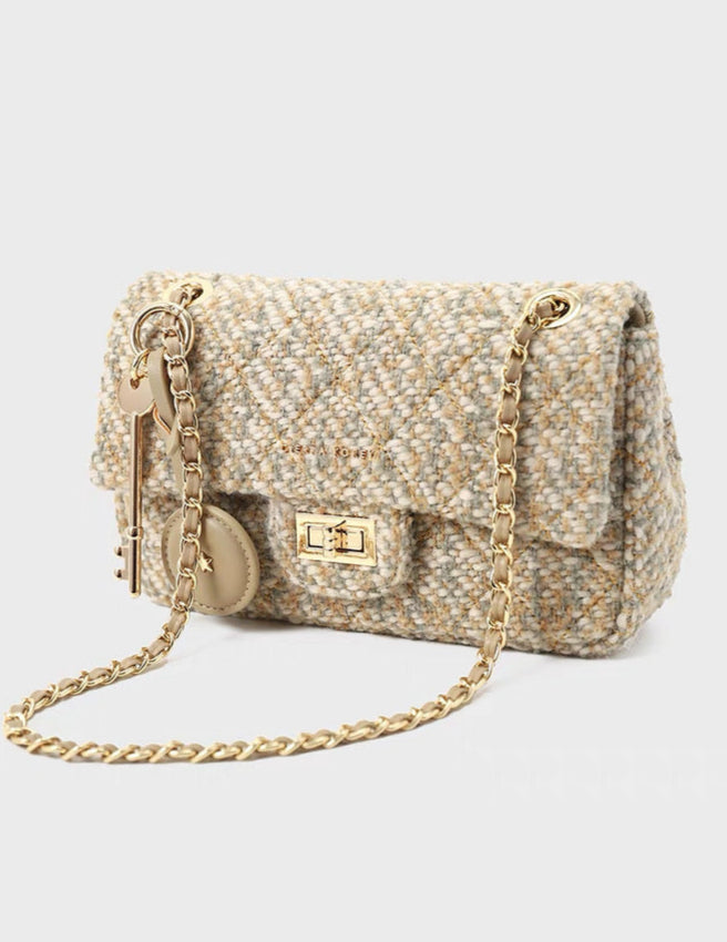Echo Gold Crossbody Bag