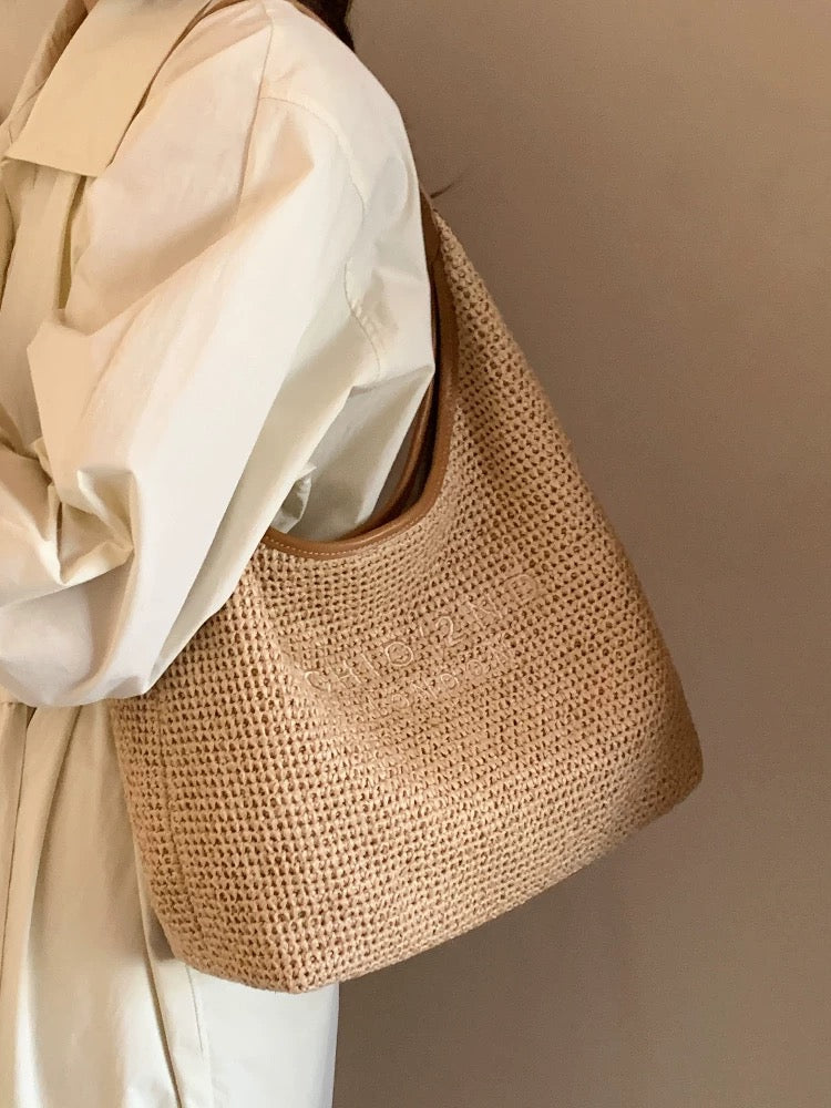 Artisan Woven Shoulder Bag