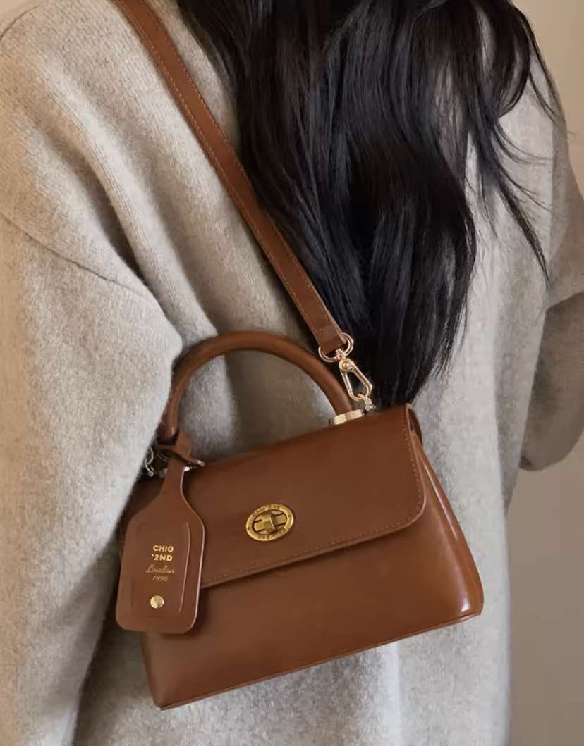 Caramel Drizzle Crossbody Bag