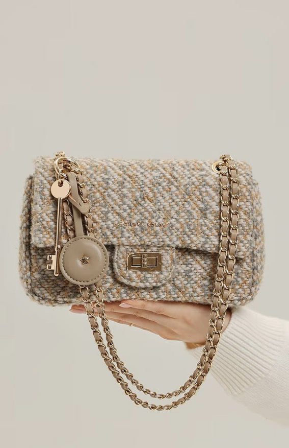 Echo Gold Crossbody Bag
