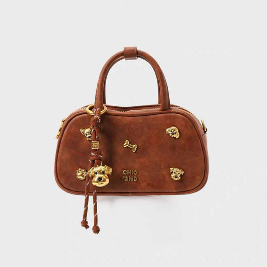 Mocha Puppy Crossbody ag