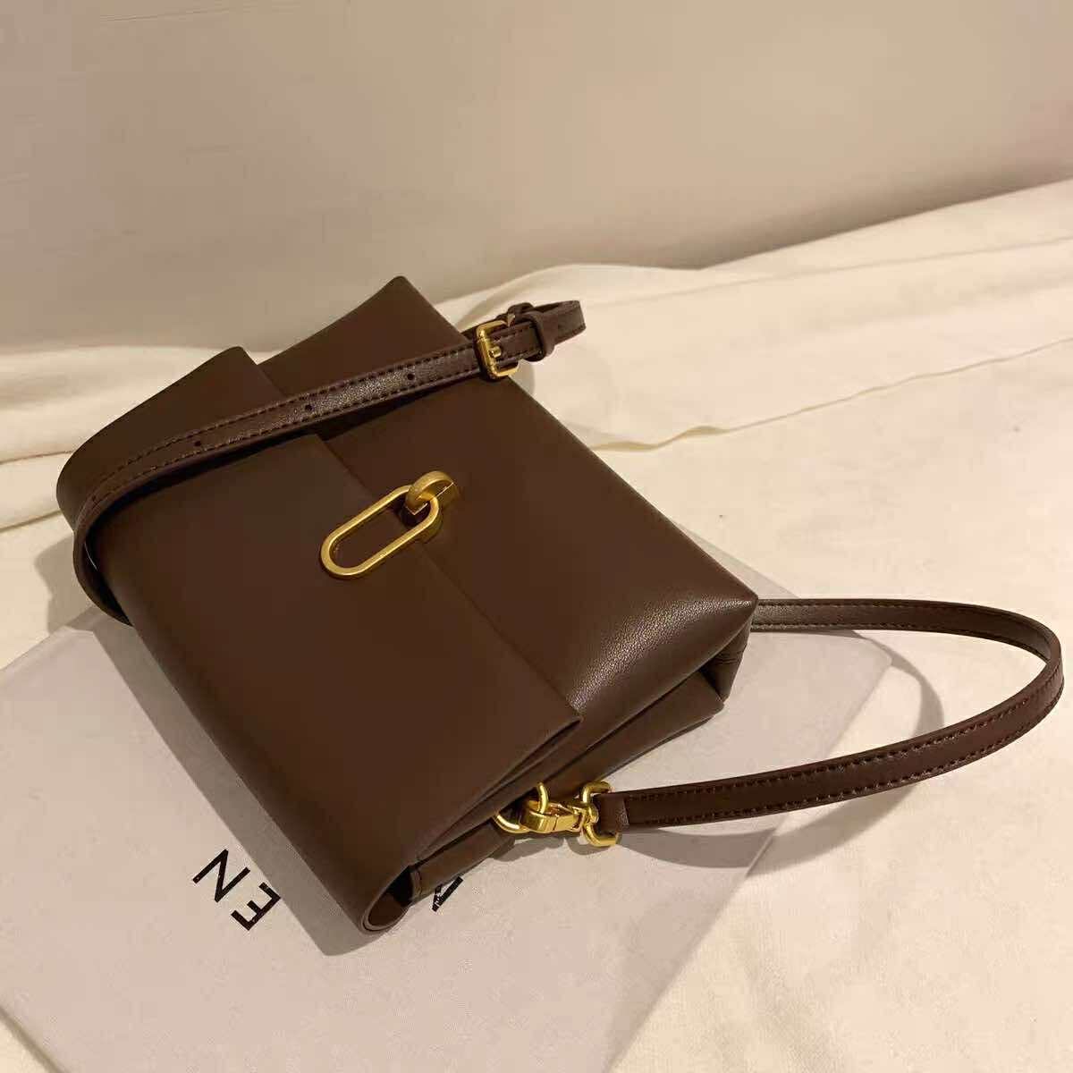 Ashen Luxe Crossbody Bag
