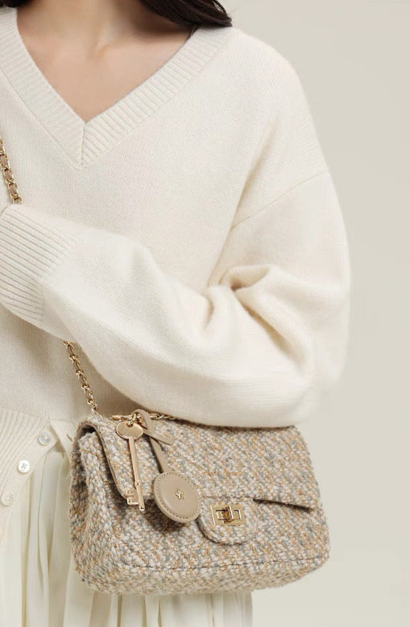 Echo Gold Crossbody Bag