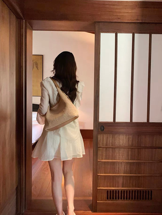 Artisan Woven Shoulder Bag