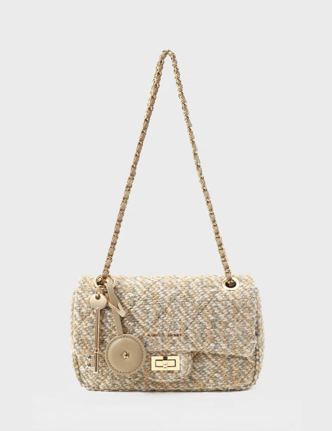 Echo Gold Crossbody Bag