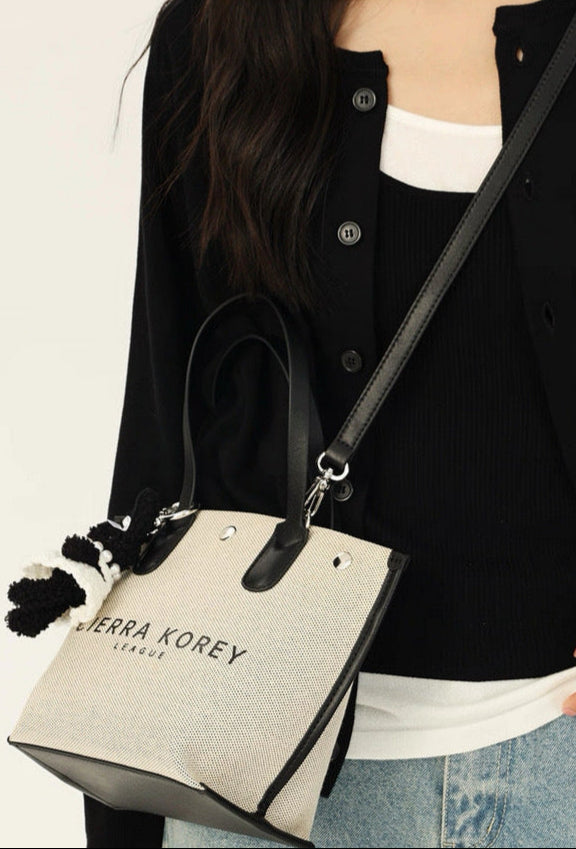 Olive Gray Shoulder Bag