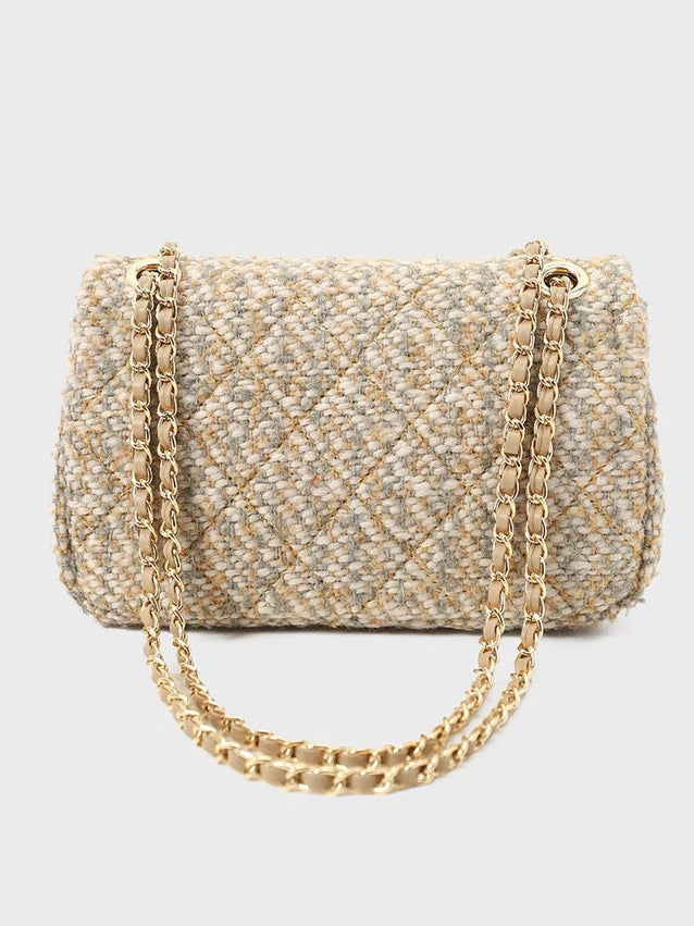 Echo Gold Crossbody Bag