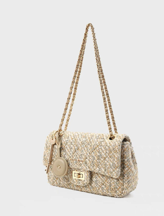 Echo Gold Crossbody Bag