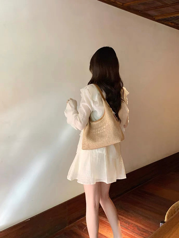 Artisan Woven Shoulder Bag