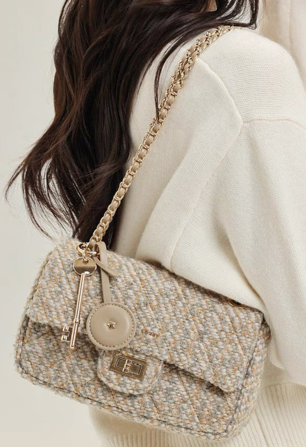 Echo Gold Crossbody Bag