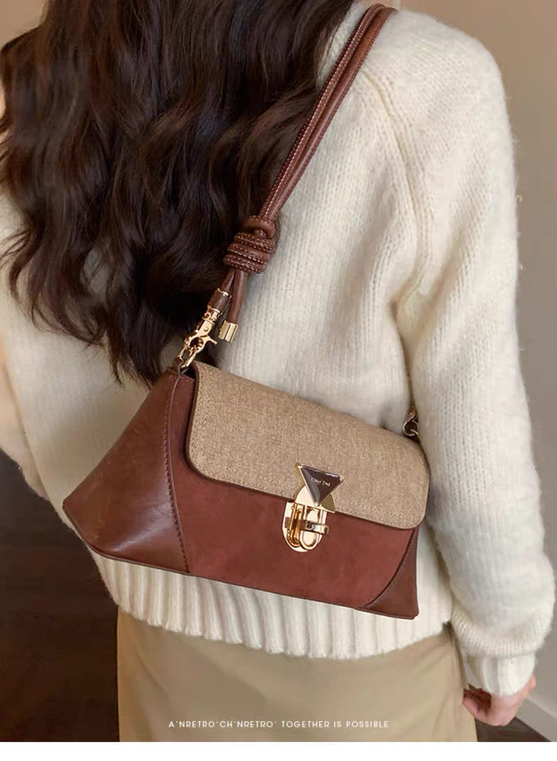Rosabella's Box Brown Shoulder Bag