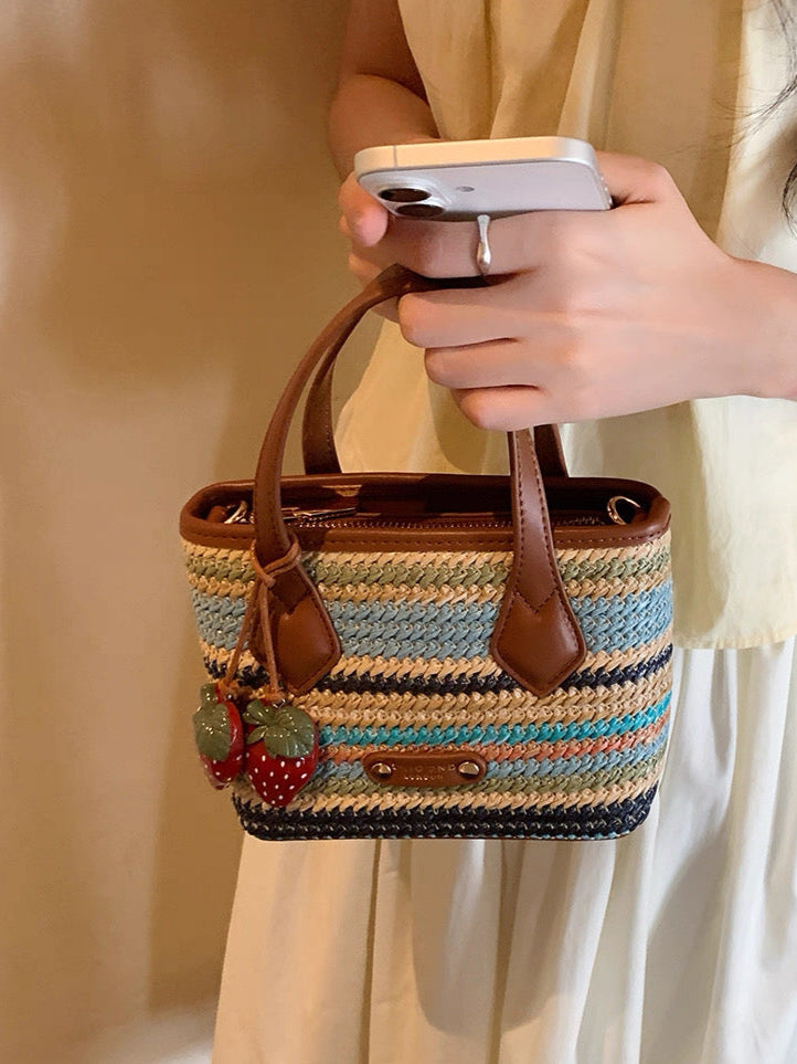 Twist Hue Handle Bag