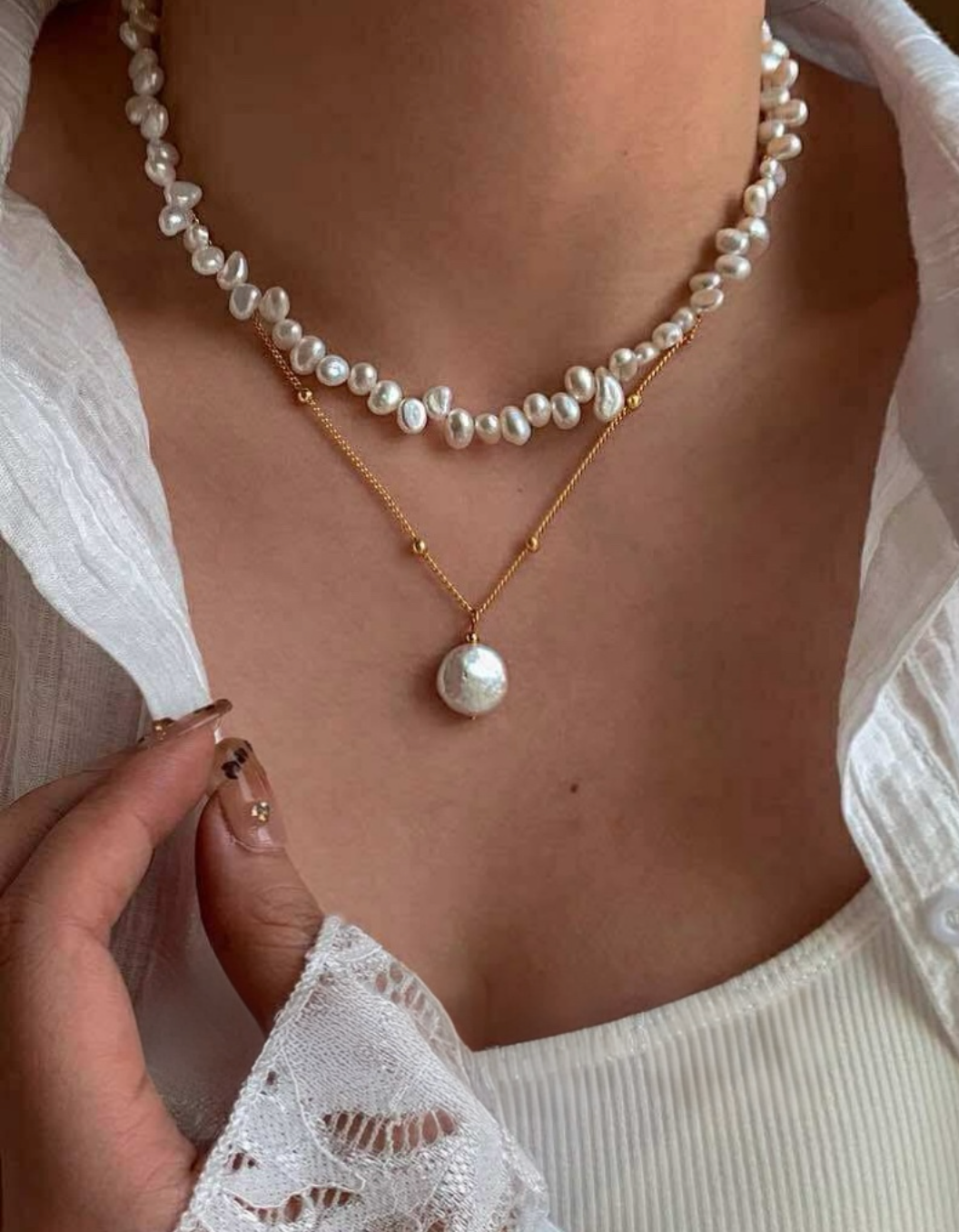 Eterna Pearl Necklace