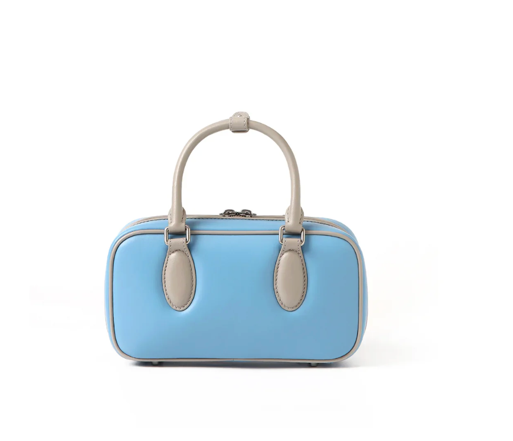 Beersister Two-Tone Sheepskin East-West Bag