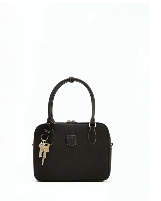 Beersister Tofu Suede Bag in Black