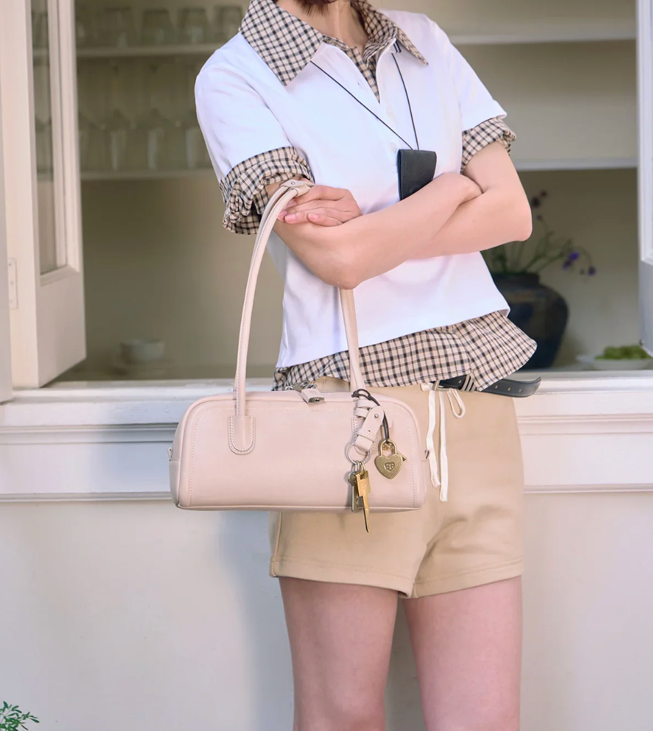 Beersister Waxed Cowhide Rectangle Bag