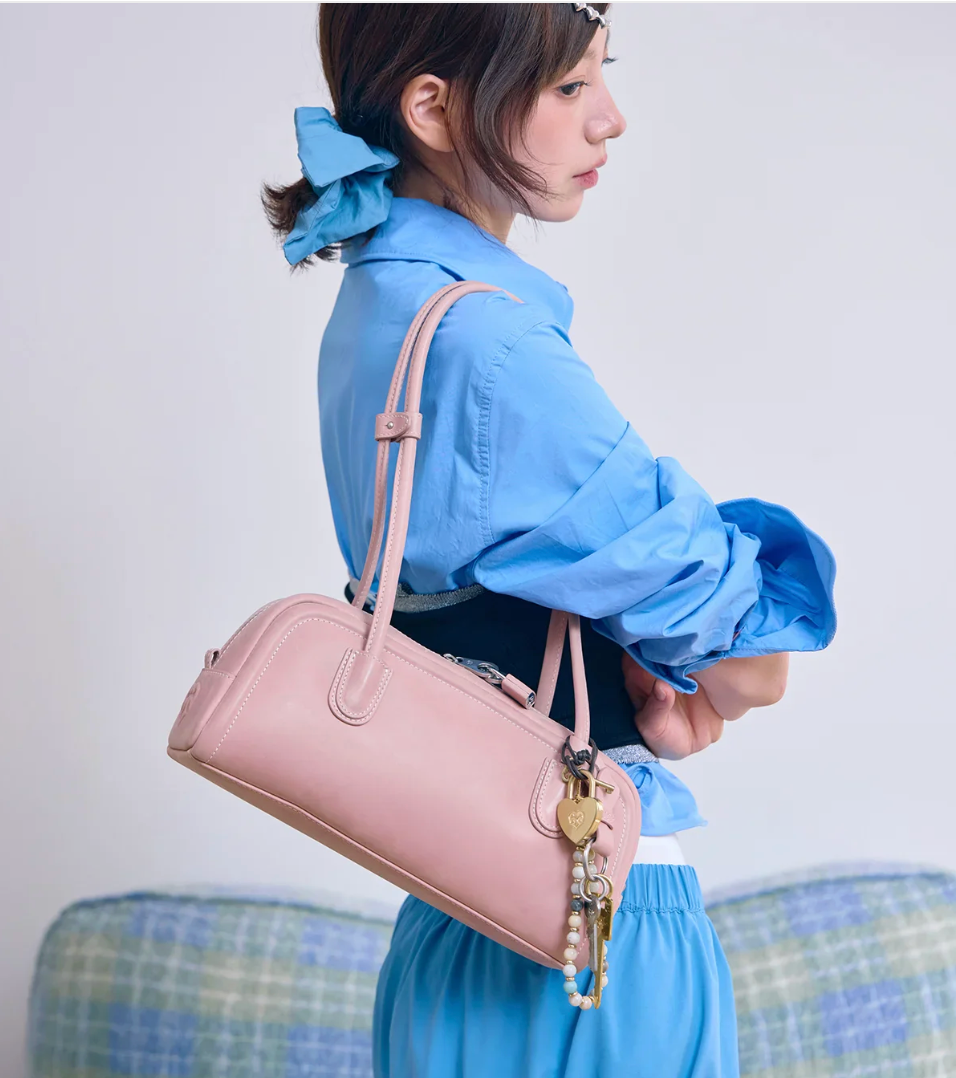 Beersister Waxed Cowhide Rectangle Bag