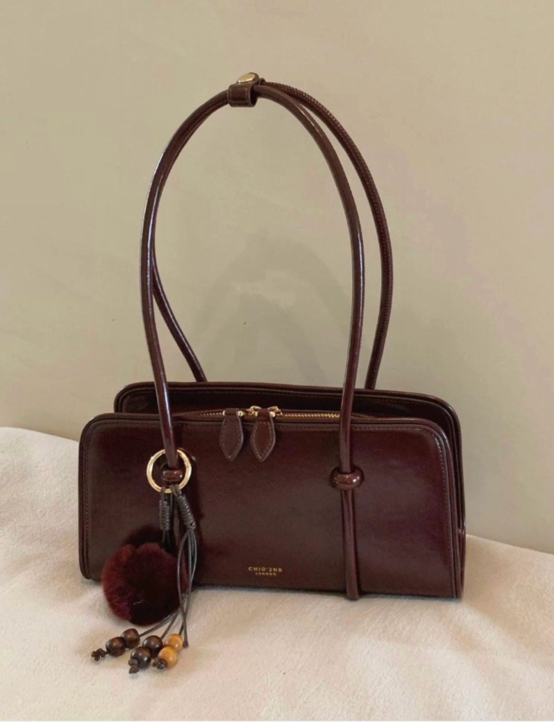 Hannah Wine Brown Shoulder Bag
