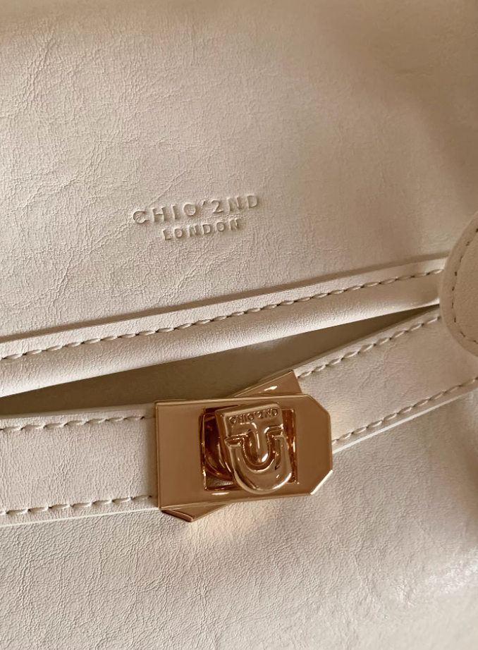 The Serene Crescent Flap Bag